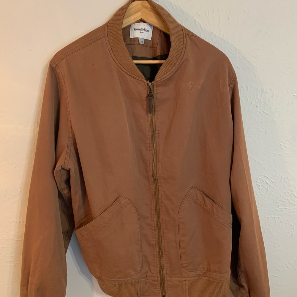 Goodfellow & Co. Men’s Khaki Cotton Bomber Jacket